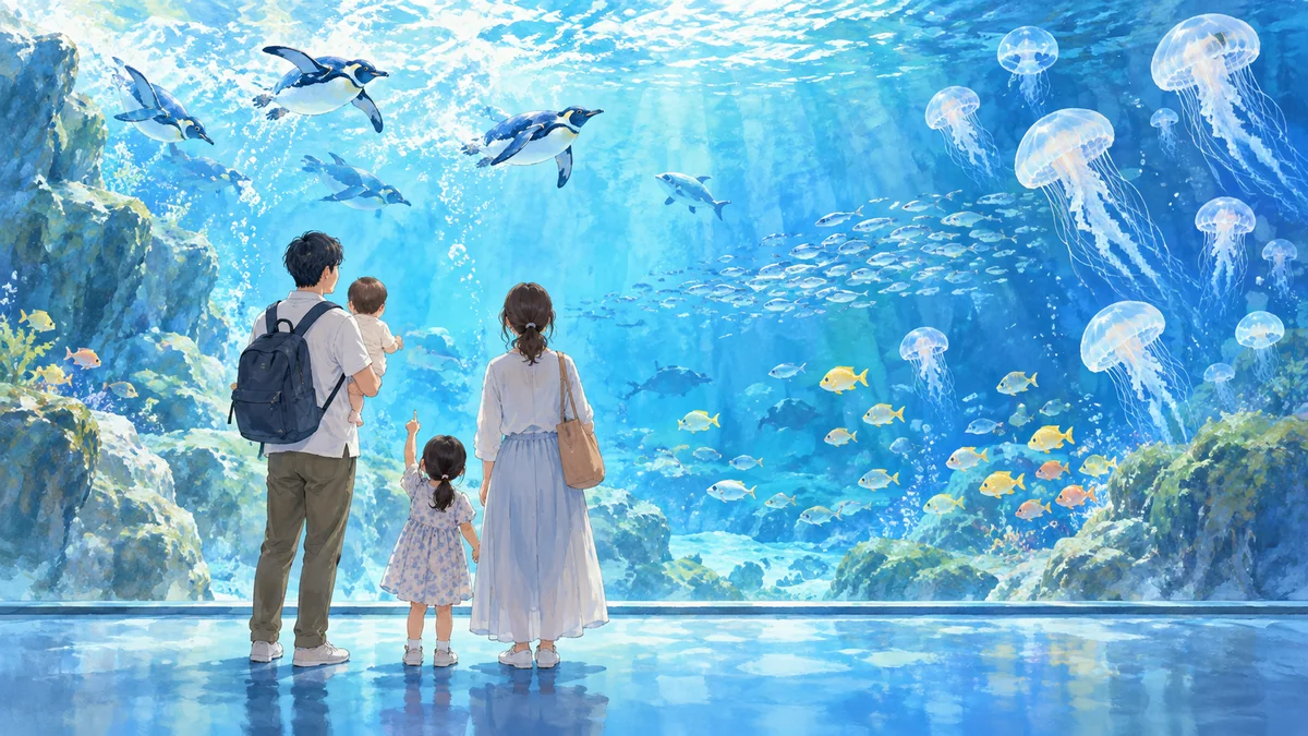 すみだ水族館は何歳から楽しめる？0〜6歳の楽しみ方・ベビーカー・お弁当ガイド